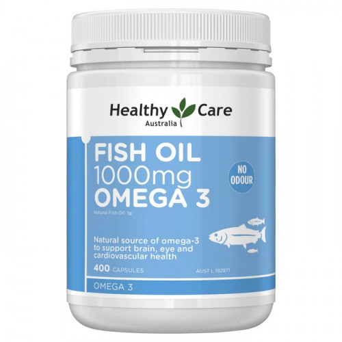 Dầu cá Healthy Care Fish Oil 1000mg Omega 3 400 viên